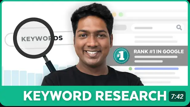 keyword reseaech, first blog post tips