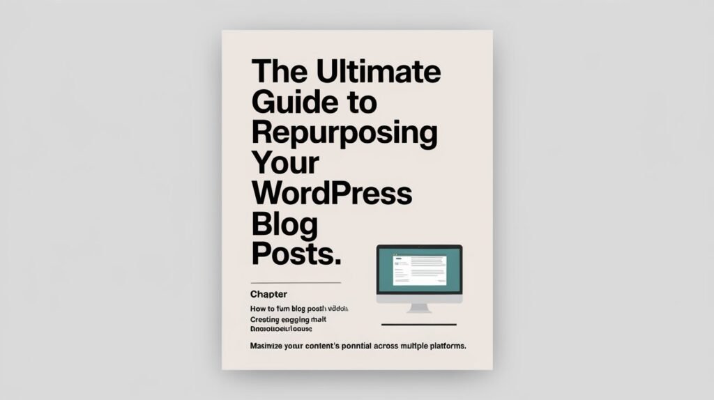 Ebook, Repurpose Your WordPress Blog Posts